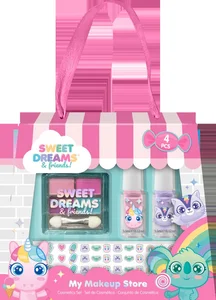 Zestaw do makijażu Sweet Dreams z naklejkami 4 el. KL11659
