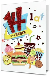 Karnet Urodziny 14 Karnet Urodziny 14