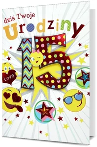 Karnet Urodziny 15 Karnet Urodziny 15