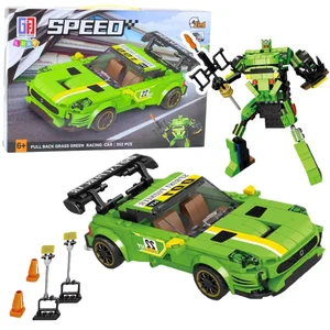 Klocki konstrukcyjne Auto z napędem Robot 2w1 352e Klocki konstrukcyjne Auto z napędem Robot 2w1 352e