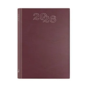 Terminarz 2026 B6 standard bordowy