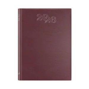 Terminarz 2026 B7 bordowy