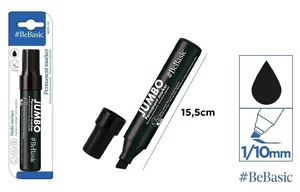 Marker permanentny jumbo czarny 1/10mm Marker permanentny jumbo czarny 1/10mm