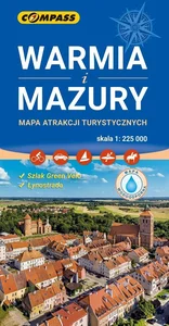 Mapa atrakcji turystycznych Warmia i Mazury Mapa atrakcji turystycznych Warmia i Mazury