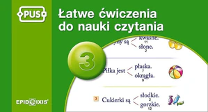 PUS 3 Łatwe ćwiczenia do nauki czytania
