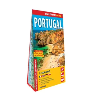 Portugalia (Portugal) laminowana mapa samochodowo-turystyczna 1:500 000