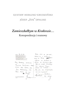 Zamieszkałbym w Krakowie… Korespondencja i rozmowy