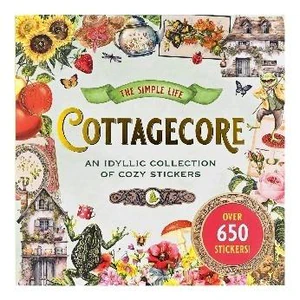 Książka z naklejkami 650szt - Cottagecore