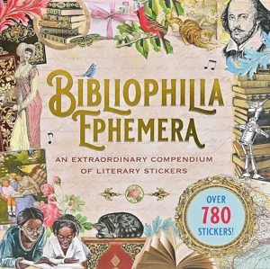 Książka z naklejkami 780szt - Bibliophilia Ephemer Książka z naklejkami 780szt - Bibliophilia Ephemer