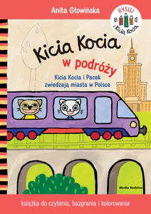 Kicia Kocia w podróży. Kolorowanka Kicia Kocia w podróży. Kolorowanka