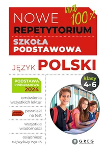 Nowe Repetytorium na 100% Język polski 4-6 Szkoła podstawowa