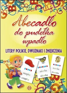 Abecadło do pudełka wpadło Litery polskie dwuznaki i zmiękczenia
