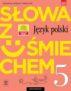Słowa z uśmiechem Język polski Literatura i kultura 5 Podręcznik Szkoła podstawowa