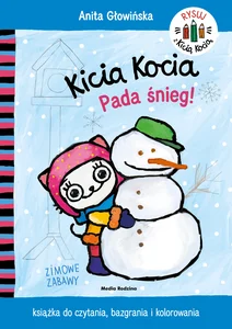 Zestaw: Kicia Kocia sprząta + Kicia Kocia Pada śnieg Kolorowanka