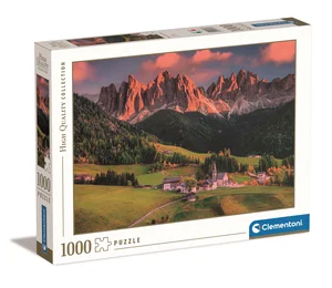 Zestaw: Puzzle 1000 HQ Magical Dolomites 39743 + Puzzle 1000 compact le magnifique mont s