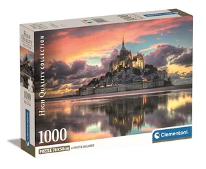 Zestaw: Puzzle 1000 HQ Magical Dolomites 39743 + Puzzle 1000 compact le magnifique mont s