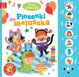 Zestaw: Kółko graniaste Piosenki dla maluszka Sł + Kolędy dla dzieci Słuchaj i śpiewaj