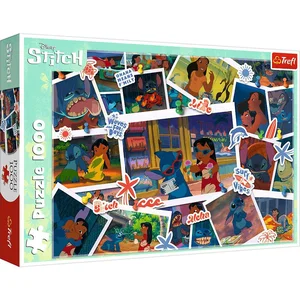 Zestaw: Puzzle 1000 Lilo & Stitch Lilo i Stitch + Puzzle 1000 Compact Disney Stitch