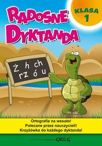 Zestaw: Czytanie ze zrozumieniem Testy sprawdzaj + Radosne dyktanda klasa 1
