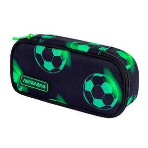 Zestaw: Piórnik 3 komorowy z wyposażeniem Jumbo Astrabag Flu + Piórnik ASTRABAG NEO FOOTBALL, AC6