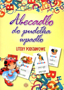 Abecadło do pudełka wpadło Litery podstawowe