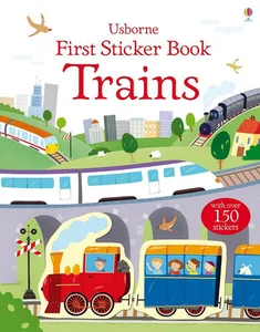 First Sticker Book Trains wer. angielska