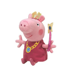 Beanie Babies Peppa Pig - Świnka Peppa księżniczka średnia
