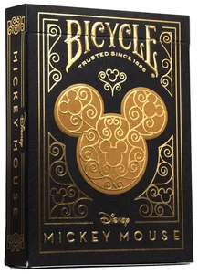 Karty Black & Gold Mickey BICYCLE Karty Black & Gold Mickey BICYCLE
