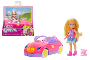 Barbie Chelsea i misiowy pojazd HXN05