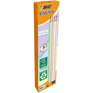 Ołówek bez gumki pastel 12szt BIC Ołówek bez gumki pastel 12szt BIC