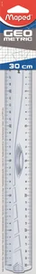 Linijka geomtric 30 cm skala po obu stronach z uchwytem
