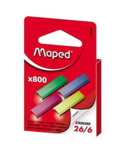 Zszywki kolorowe 26/6 800 sztuk
