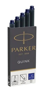 Paczka naboje do pióra wiecznego Parker standard granatowy 5 sztuk 1950384