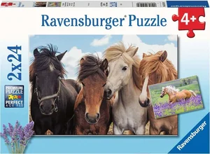 Puzzle 2D 2x24 Konie 5148