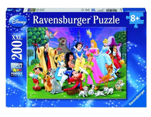 Puzzle 2D 200 Disney Ulubione postacie z bajek XXL 12698