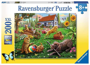 Puzzle XXL 200 Zabawa w ogrodzie
