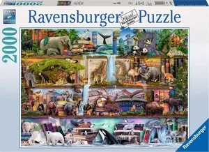 Puzzle 2D 2000 Świat zwierząt 16652