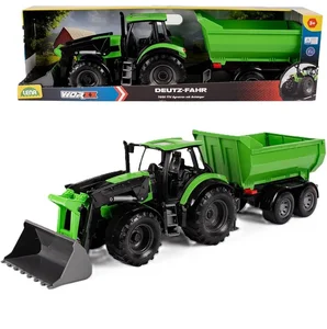 Lena Worxx Traktor z przyczepą Deutz Fahr 7250 Lena Worxx Traktor z przyczepą Deutz Fahr 7250