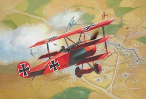 Samolot. Fokker Dr. 1 Triplane Samolot. Fokker Dr. 1 Triplane