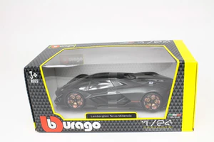 BBURAGO MODEL LAMBORGHINI TERZO MILLENNIO METALIC GREY 1:24 BBURAGO MODEL LAMBORGHINI TERZO MILLENNIO METALIC GREY 1:24