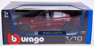 Bburago Model 1:18 Alfa Romeo Giulia GTA czerwony