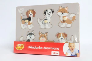 Układanka drewniana Psy SPW83806 AN01