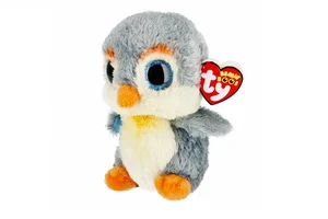 Beanie Boos Fisher - szary pingwin 15cm