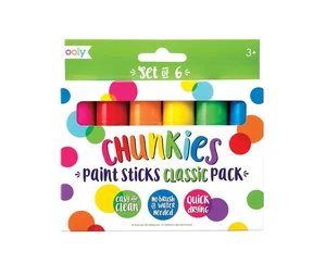 Farba w kredce 6 sztuk Chunkies Paint Sticks OOLY 126-013
