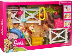 Barbie. Stadnina koni zestaw z lalkami