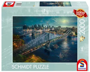 Puzzle 2000 PQ Światło księżyca nad Manhattanem Nowy Jork 112733 Puzzle 2000 PQ Światło księżyca nad Manhattanem Nowy Jork 112733