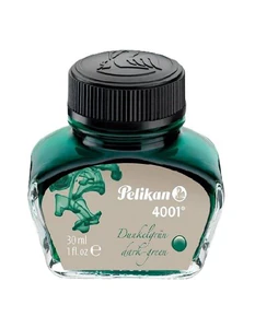 Atrament Pelikan 4001 30ml ciemnozielony Atrament Pelikan 4001 30ml ciemnozielony