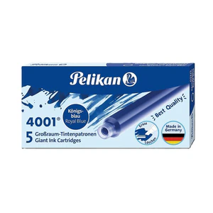 Naboje długie Pelikan 4001 GTP/5 niebieskie 5 sztuk
