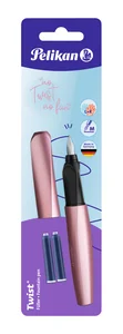 Pióro wieczne Pelikan Twist P457 M Girly Rose +2 naboje