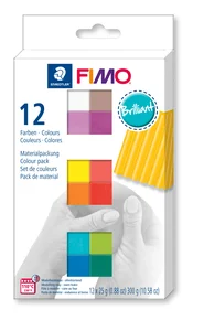 Zestaw FIMO soft kolory Brilliant 12x25g Staedtler